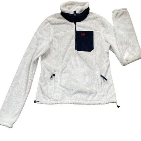 Vintage Abercrombie Womens  Plush Cozy 1/2 Zip  Soft Pullover Sweater XS… - Picture 2 of 13